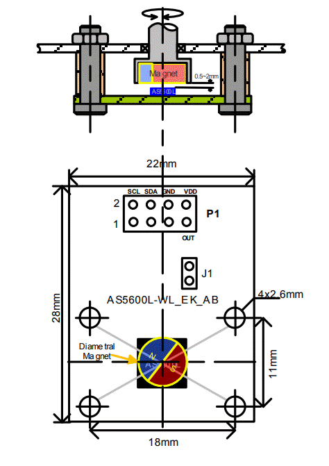 ams OSRAM AS5600L Adapter Boards